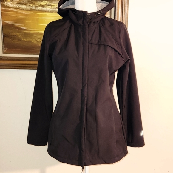 New Balance Sherpa Lined Soft Shell Hooded Jacket - Picture 1 of 13